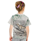 Australia Tasmanian Tiger Kid T Shirt Memorial 1936 Thylacine - Aussie Hoodie