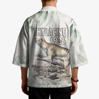 Australia Tasmanian Tiger Kimono Memorial 1936 Thylacine - Aussie Hoodie