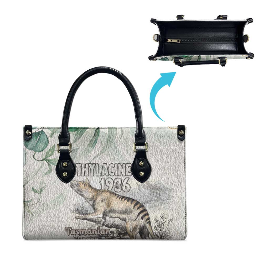 Australia Tasmanian Tiger Leather Bag Memorial 1936 Thylacine - Aussie Hoodie