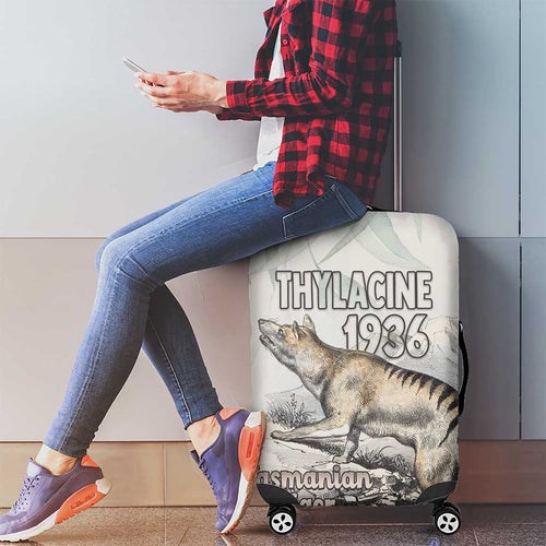 Australia Tasmanian Tiger Luggage Cover Memorial 1936 Thylacine - Aussie Hoodie