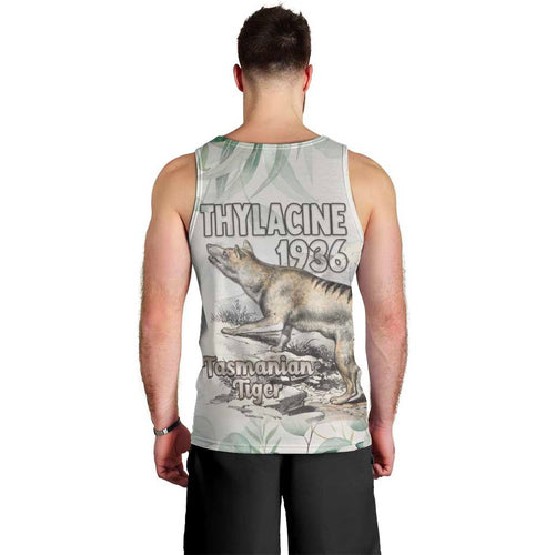 Australia Tasmanian Tiger Men Tank Top Memorial 1936 Thylacine - Aussie Hoodie