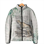 Australia Tasmanian Tiger Padded Jacket Memorial 1936 Thylacine - Aussie Hoodie