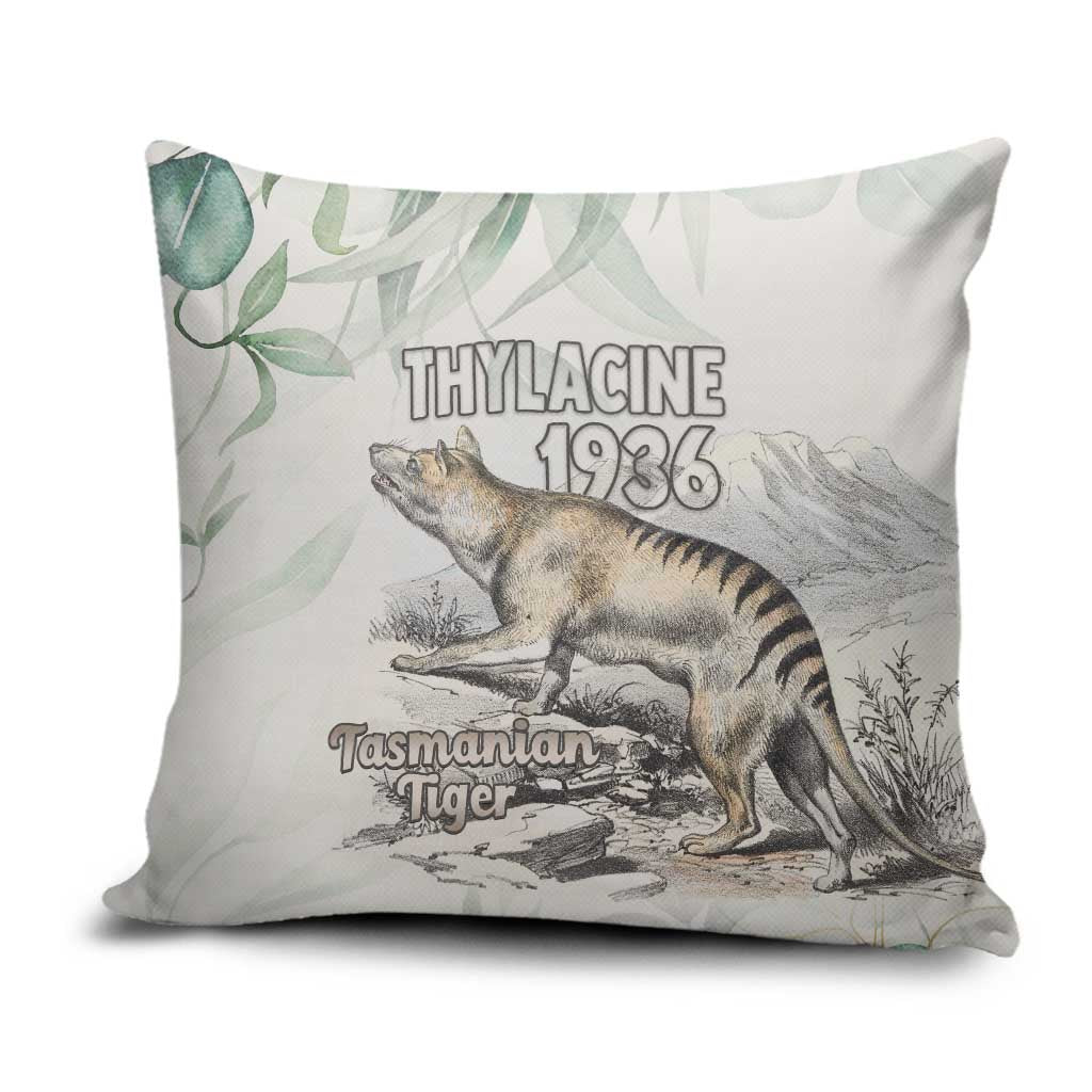 Australia Tasmanian Tiger Pillow Cover Memorial 1936 Thylacine - Aussie Hoodie