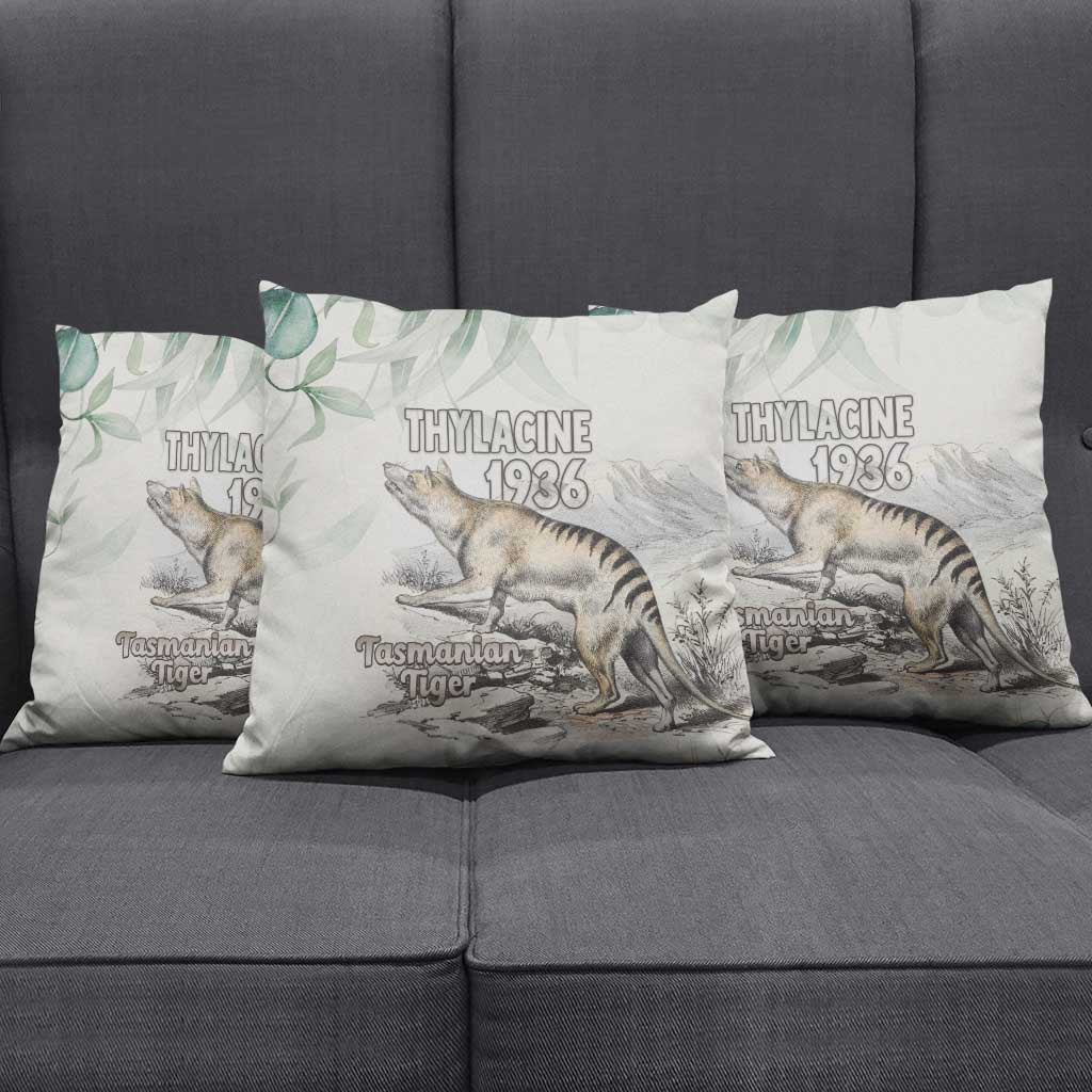 Australia Tasmanian Tiger Pillow Cover Memorial 1936 Thylacine - Aussie Hoodie