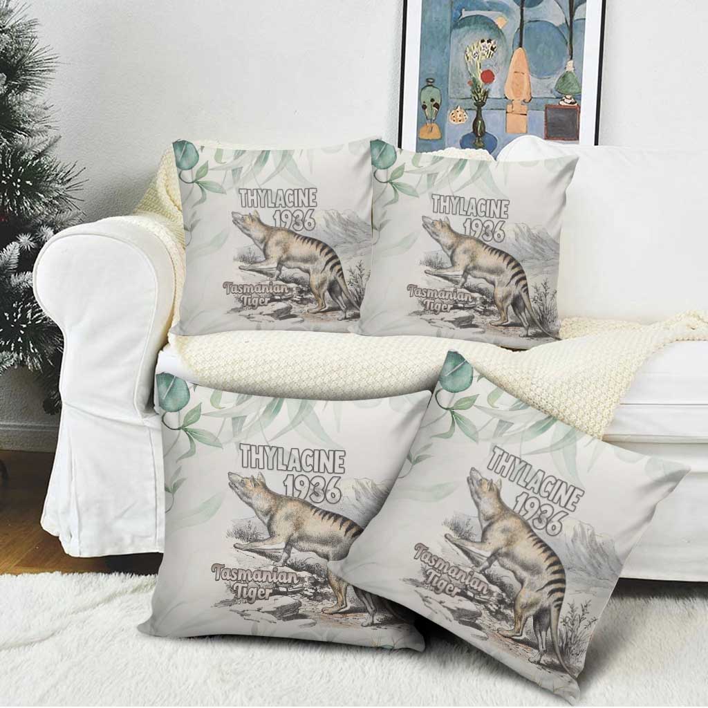 Australia Tasmanian Tiger Pillow Cover Memorial 1936 Thylacine - Aussie Hoodie