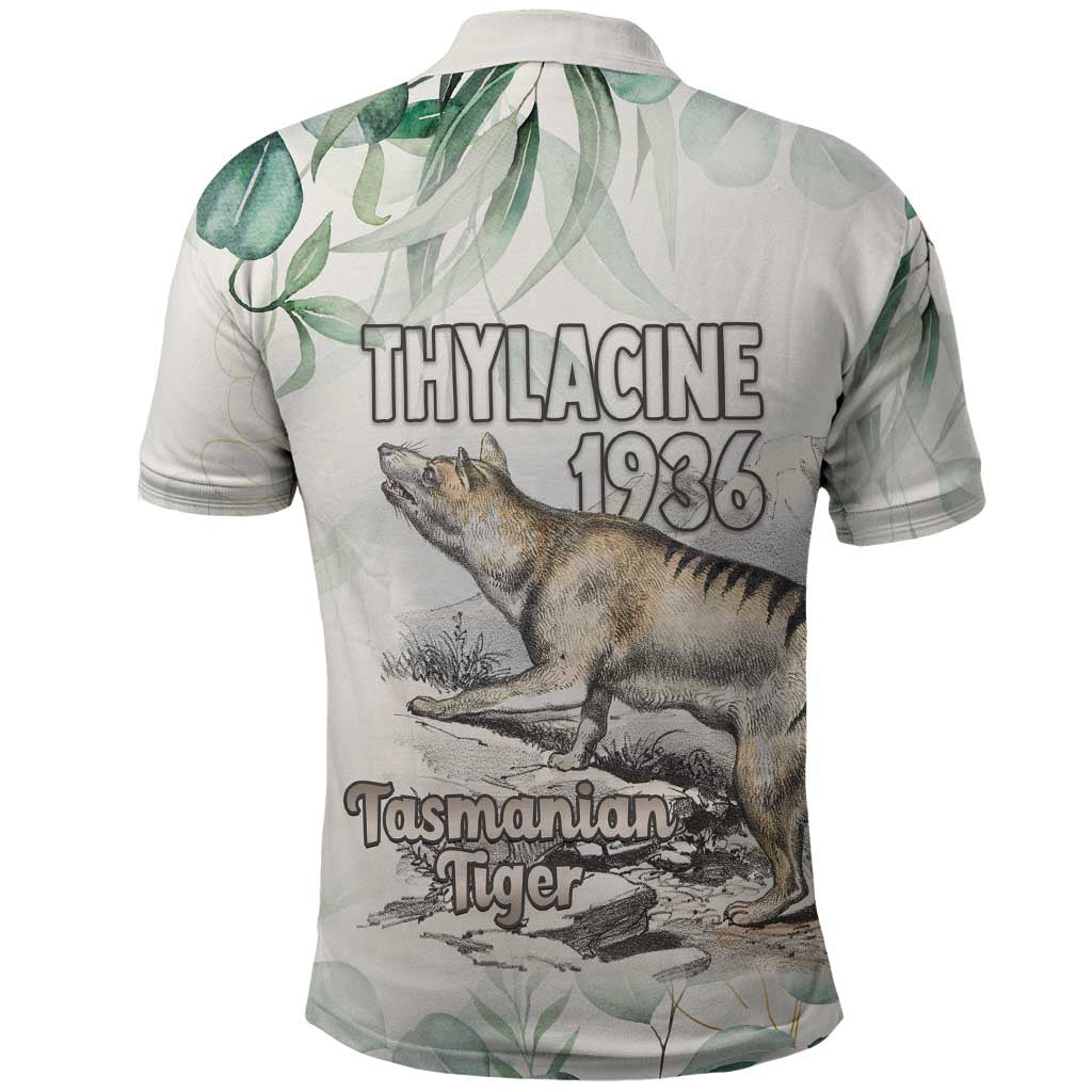 Australia Tasmanian Tiger Polo Shirt Memorial 1936 Thylacine - Aussie Hoodie