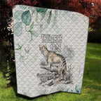 Australia Tasmanian Tiger Quilt Memorial 1936 Thylacine - Aussie Hoodie
