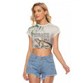 Australia Tasmanian Tiger Raglan Cropped T Shirt Memorial 1936 Thylacine - Aussie Hoodie