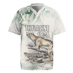 Australia Tasmanian Tiger Rugby Jersey Memorial 1936 Thylacine - Aussie Hoodie