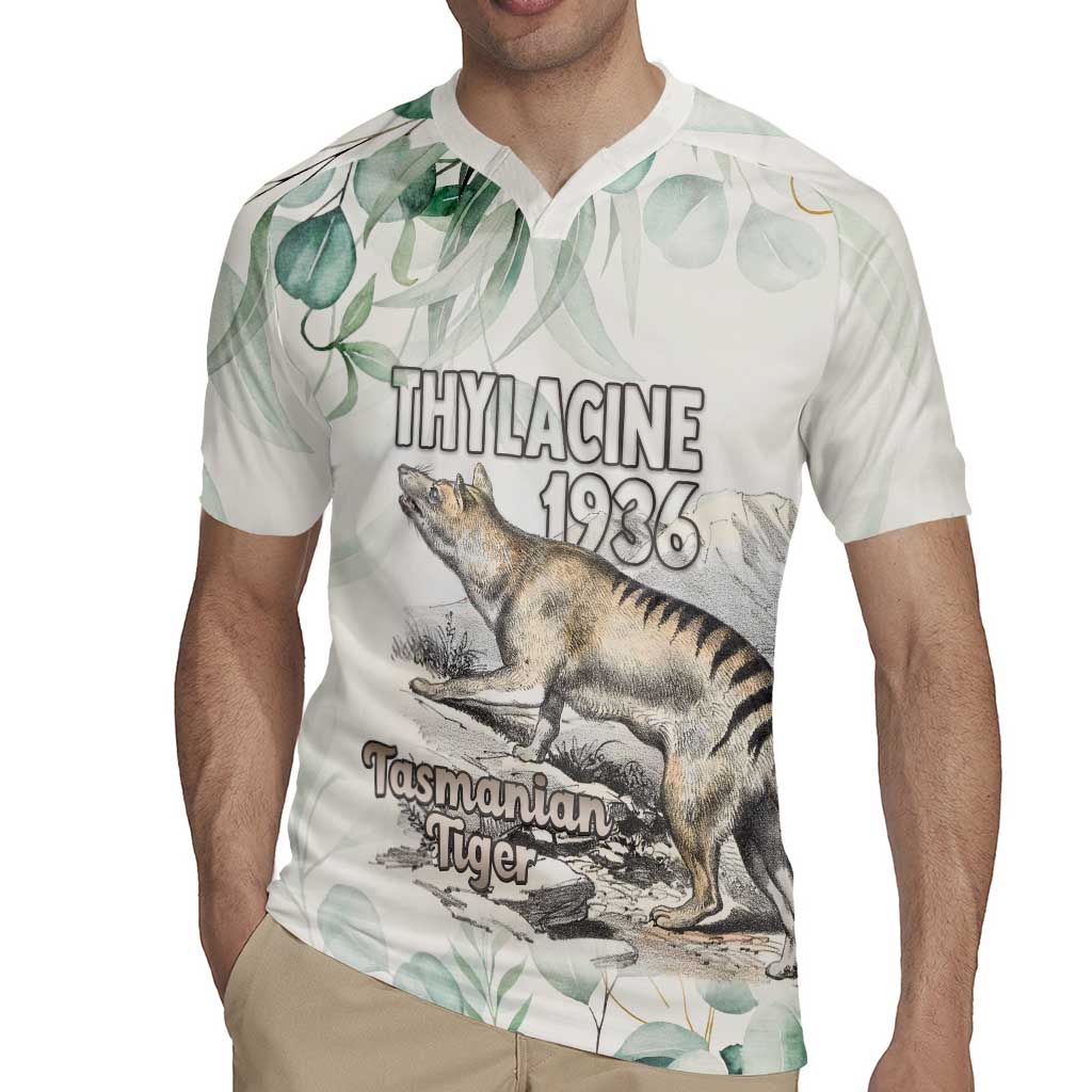 Australia Tasmanian Tiger Rugby Jersey Memorial 1936 Thylacine - Aussie Hoodie