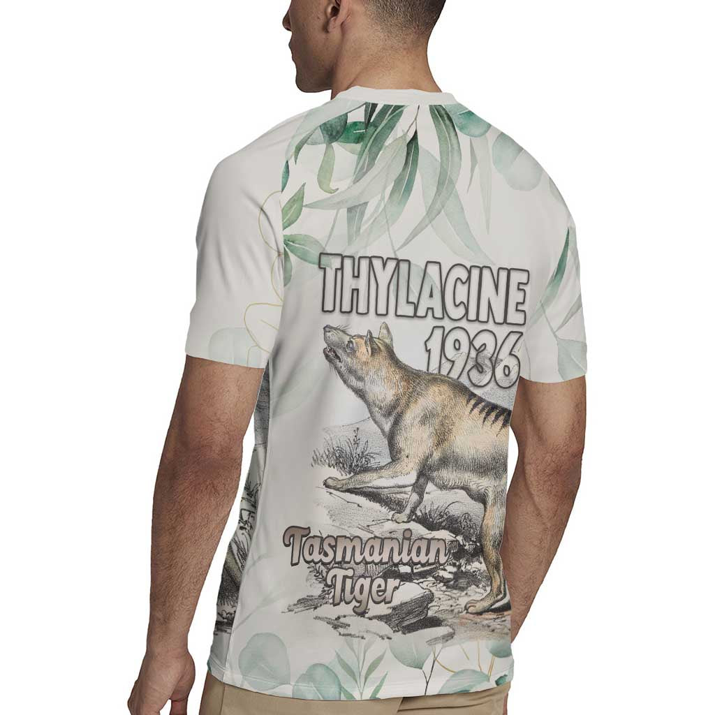 Australia Tasmanian Tiger Rugby Jersey Memorial 1936 Thylacine - Aussie Hoodie
