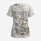 Australia Tasmanian Tiger Scrub Top Memorial 1936 Thylacine - Aussie Hoodie