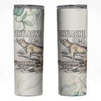 Australia Tasmanian Tiger Skinny Tumbler Memorial 1936 Thylacine - Aussie Hoodie