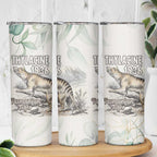 Australia Tasmanian Tiger Skinny Tumbler Memorial 1936 Thylacine - Aussie Hoodie