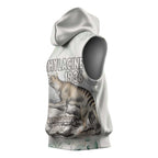 Australia Tasmanian Tiger Sleeveless Hoodie Memorial 1936 Thylacine - Aussie Hoodie