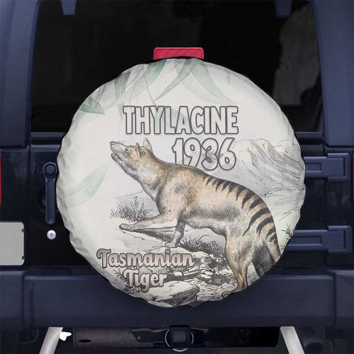 Australia Tasmanian Tiger Spare Tire Cover Memorial 1936 Thylacine - Aussie Hoodie