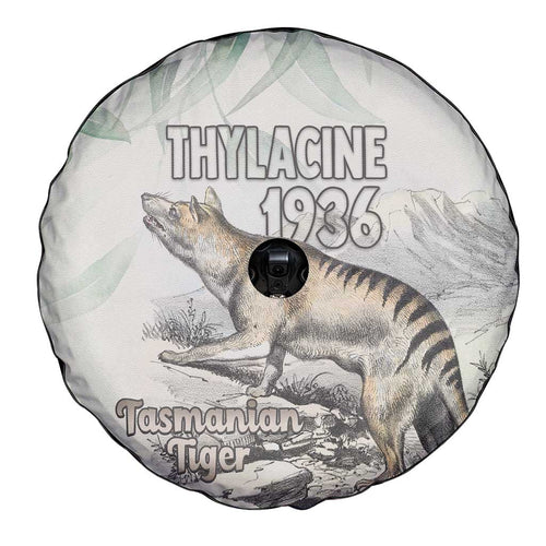 Australia Tasmanian Tiger Spare Tire Cover Memorial 1936 Thylacine - Aussie Hoodie