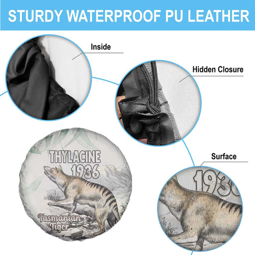 Australia Tasmanian Tiger Spare Tire Cover Memorial 1936 Thylacine - Aussie Hoodie