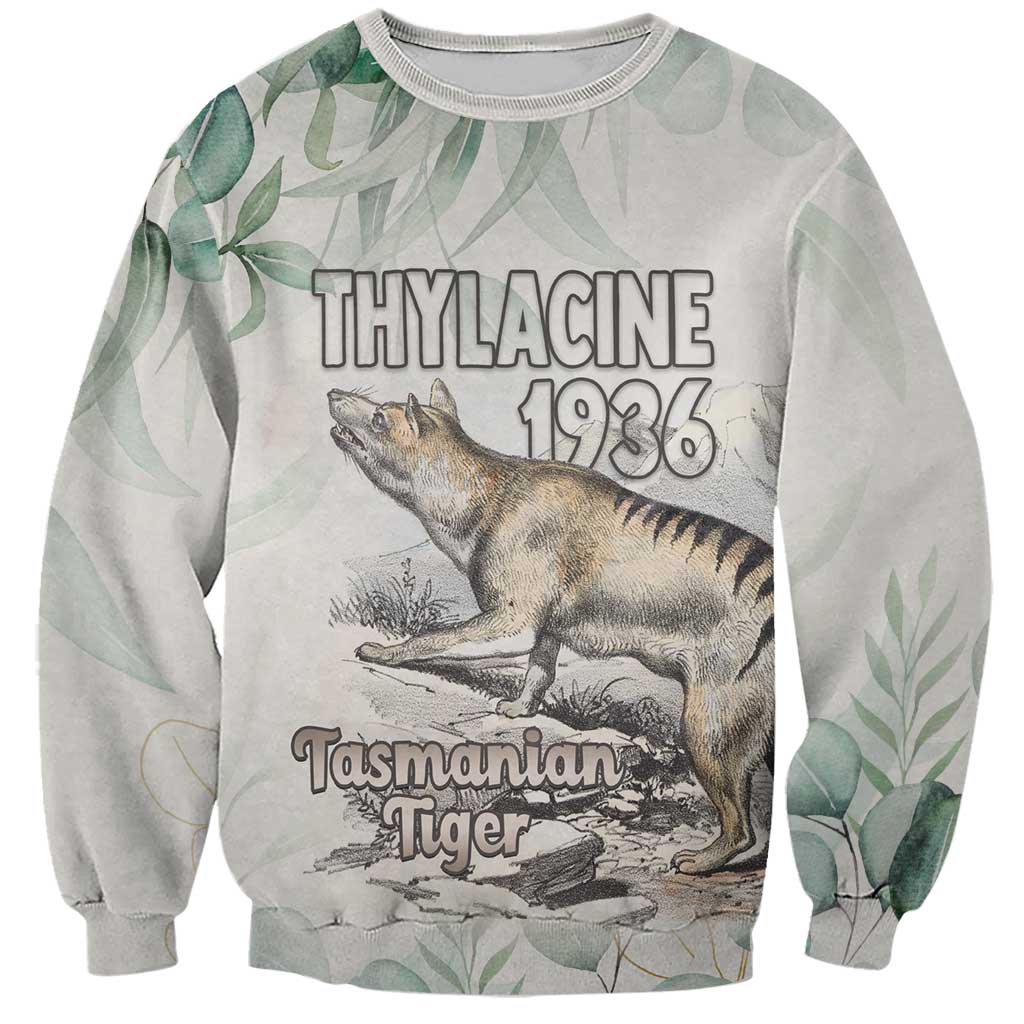 Australia Tasmanian Tiger Sweatshirt Memorial 1936 Thylacine - Aussie Hoodie