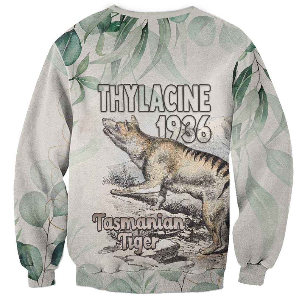 Australia Tasmanian Tiger Sweatshirt Memorial 1936 Thylacine - Aussie Hoodie
