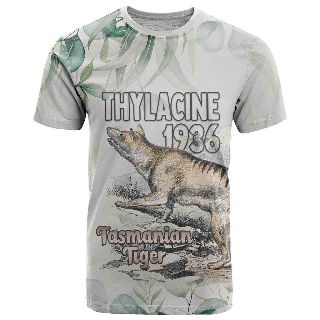 Australia Tasmanian Tiger T Shirt Memorial 1936 Thylacine - Aussie Hoodie