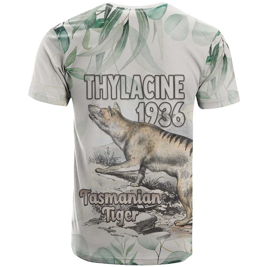 Australia Tasmanian Tiger T Shirt Memorial 1936 Thylacine - Aussie Hoodie