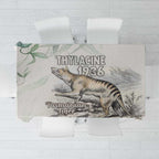Australia Tasmanian Tiger Tablecloth Memorial 1936 Thylacine - Aussie Hoodie