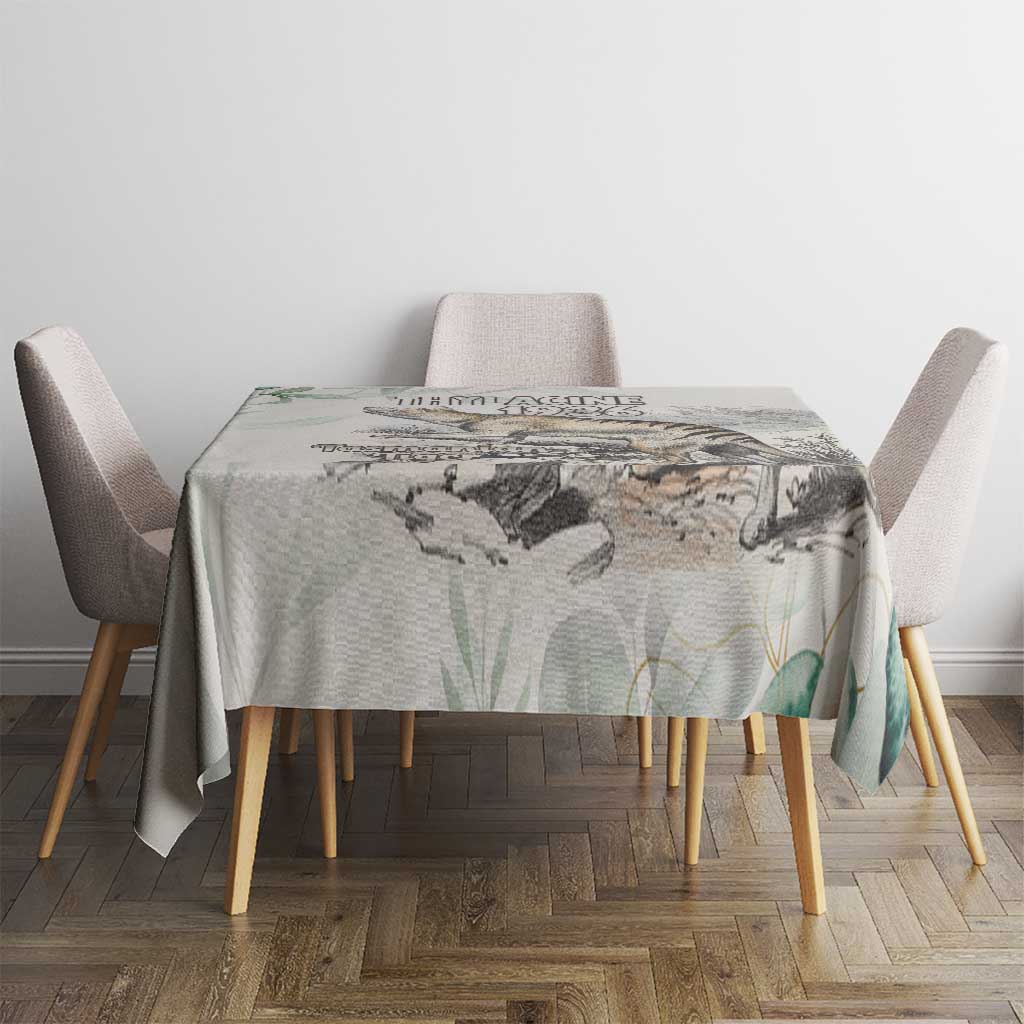 Australia Tasmanian Tiger Tablecloth Memorial 1936 Thylacine - Aussie Hoodie