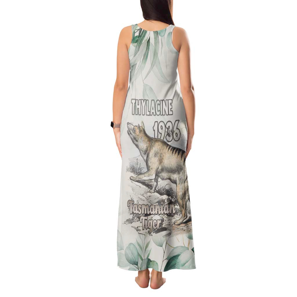 Australia Tasmanian Tiger Tank Maxi Dress Memorial 1936 Thylacine - Aussie Hoodie