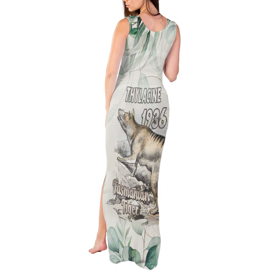 Australia Tasmanian Tiger Tank Maxi Dress Memorial 1936 Thylacine - Aussie Hoodie