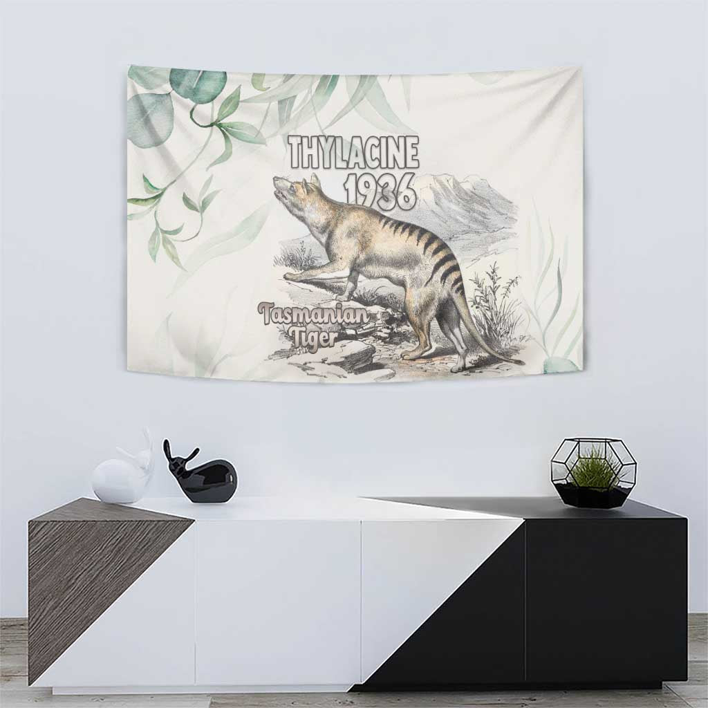 Australia Tasmanian Tiger Tapestry Memorial 1936 Thylacine - Aussie Hoodie