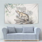 Australia Tasmanian Tiger Tapestry Memorial 1936 Thylacine - Aussie Hoodie