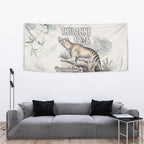 Australia Tasmanian Tiger Tapestry Memorial 1936 Thylacine - Aussie Hoodie