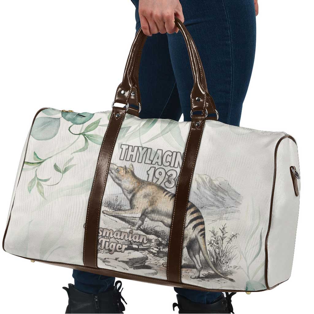 Australia Tasmanian Tiger Travel Bag Memorial 1936 Thylacine - Aussie Hoodie