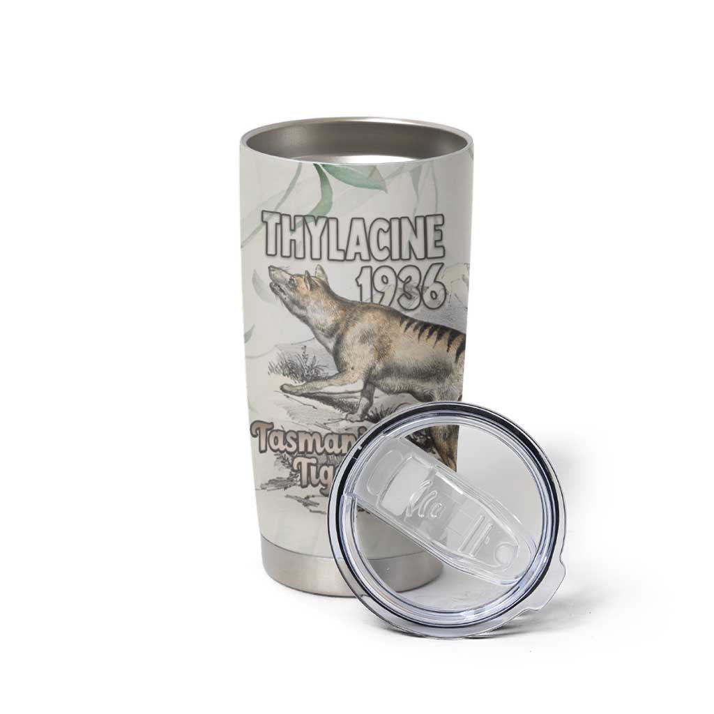 Australia Tasmanian Tiger Tumbler Cup Memorial 1936 Thylacine - Aussie Hoodie