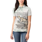 Australia Tasmanian Tiger Women Polo Shirt Memorial 1936 Thylacine - Aussie Hoodie