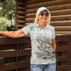 Australia Tasmanian Tiger Women Polo Shirt Memorial 1936 Thylacine - Aussie Hoodie