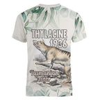 Australia Tasmanian Tiger Women V-Neck T-Shirt Memorial 1936 Thylacine - Aussie Hoodie