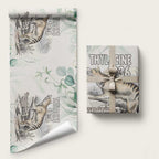 Australia Tasmanian Tiger Wrapping Paper Memorial 1936 Thylacine - Aussie Hoodie