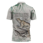 Australia Tasmanian Tiger Zipper Polo Shirt Memorial 1936 Thylacine - Aussie Hoodie