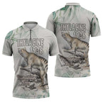 Australia Tasmanian Tiger Zipper Polo Shirt Memorial 1936 Thylacine - Aussie Hoodie