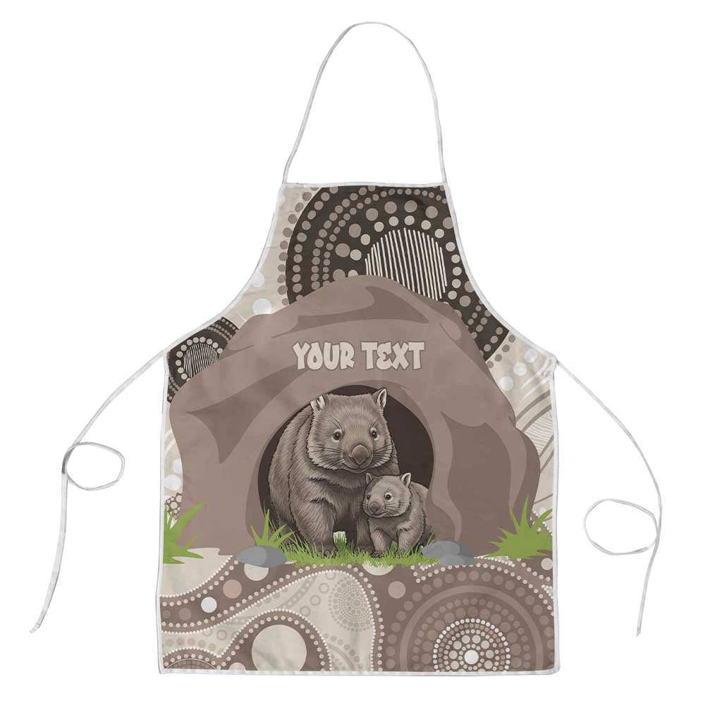 Personalised Australia Wombat Apron Welcome To Our Home Aboriginal Art - Aussie Hoodie