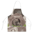 Personalised Australia Wombat Apron Welcome To Our Home Aboriginal Art - Aussie Hoodie