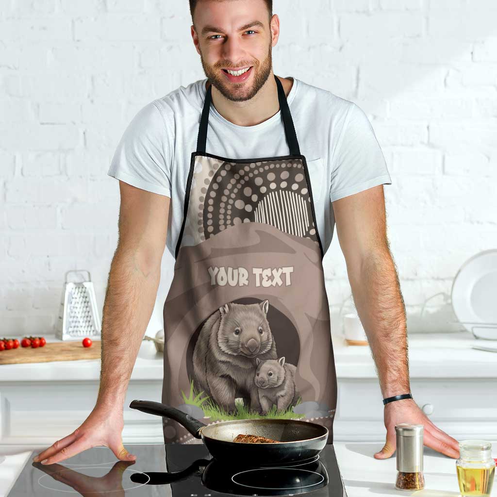 Personalised Australia Wombat Apron Welcome To Our Home Aboriginal Art - Aussie Hoodie
