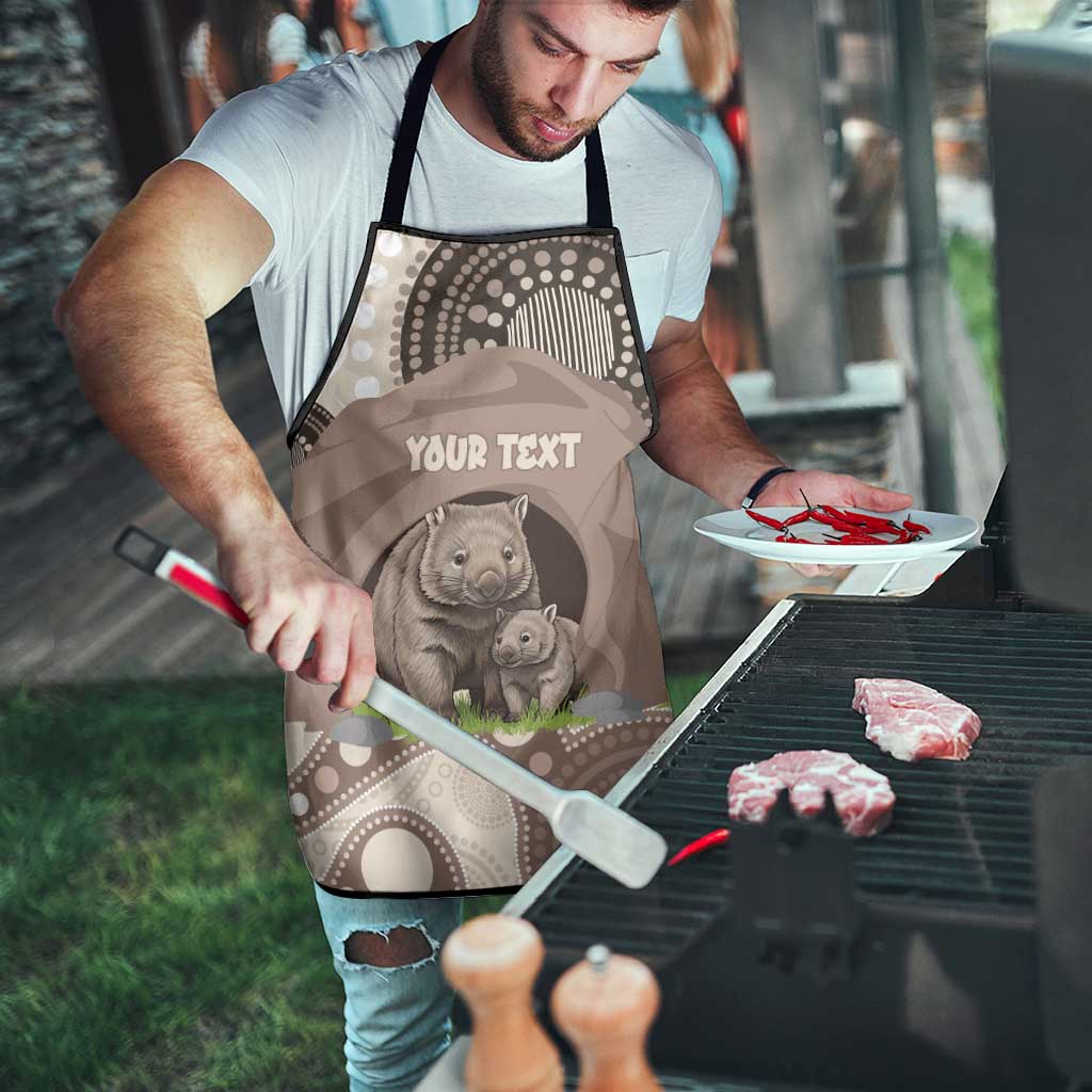Personalised Australia Wombat Apron Welcome To Our Home Aboriginal Art - Aussie Hoodie