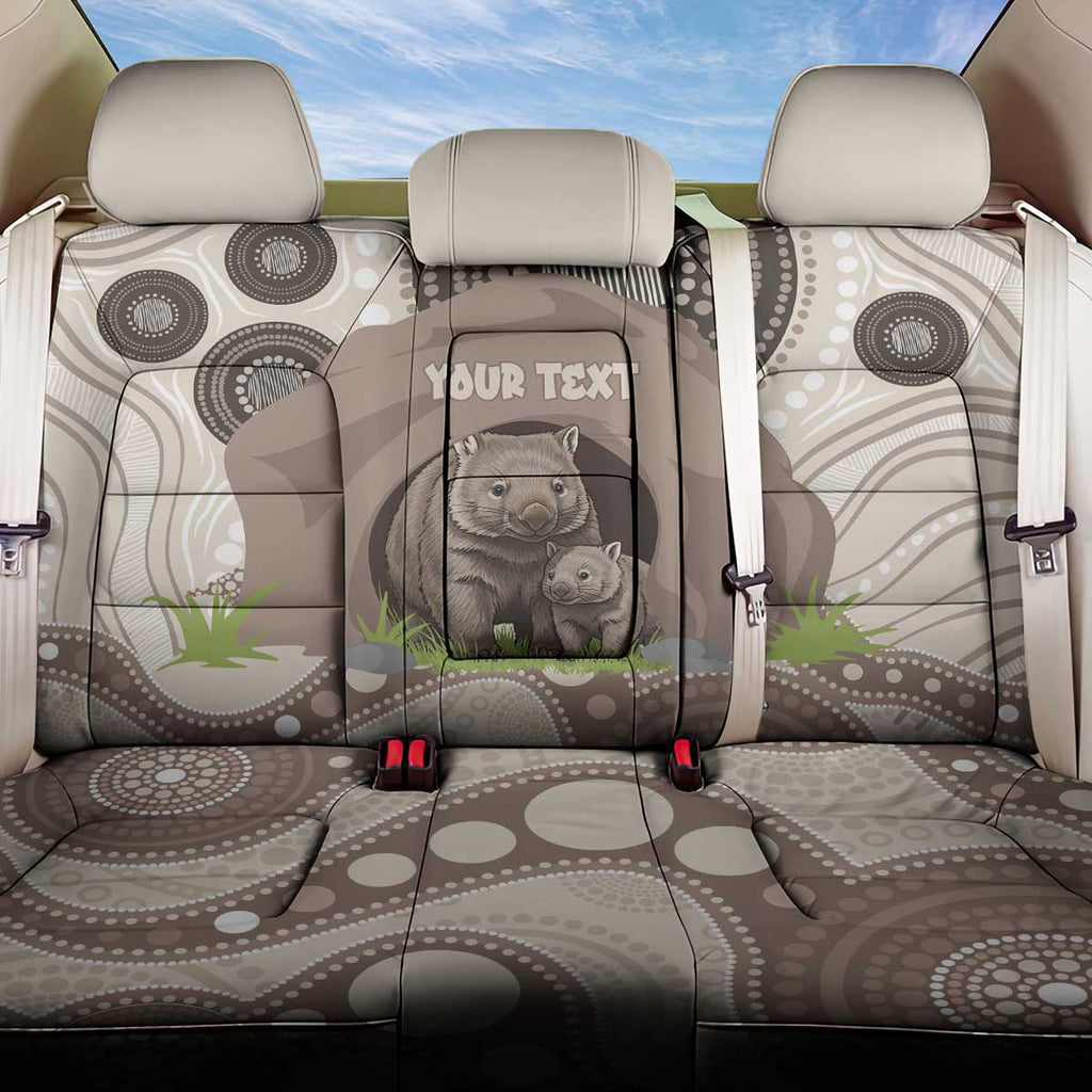 Personalised Australia Wombat Back Car Seat Cover Welcome To Our Home Aboriginal Art - Aussie Hoodie