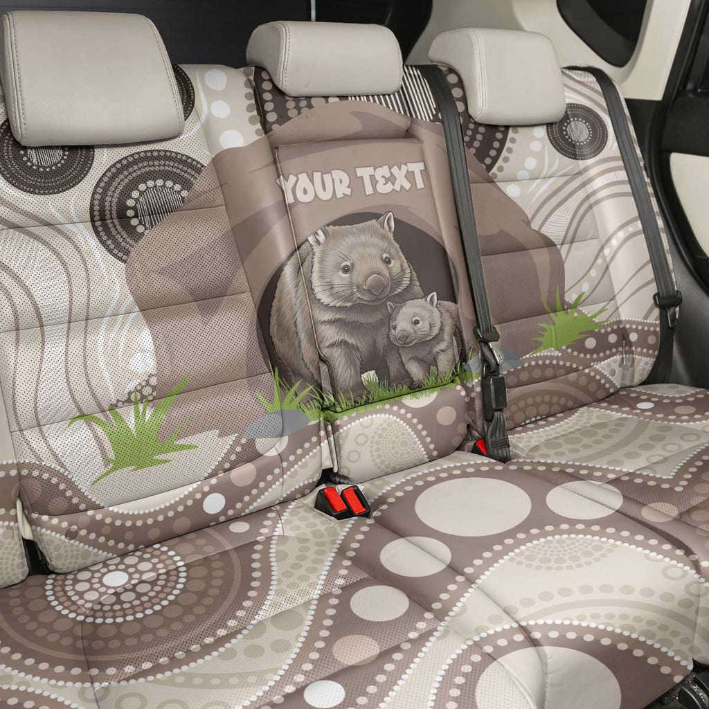 Personalised Australia Wombat Back Car Seat Cover Welcome To Our Home Aboriginal Art - Aussie Hoodie