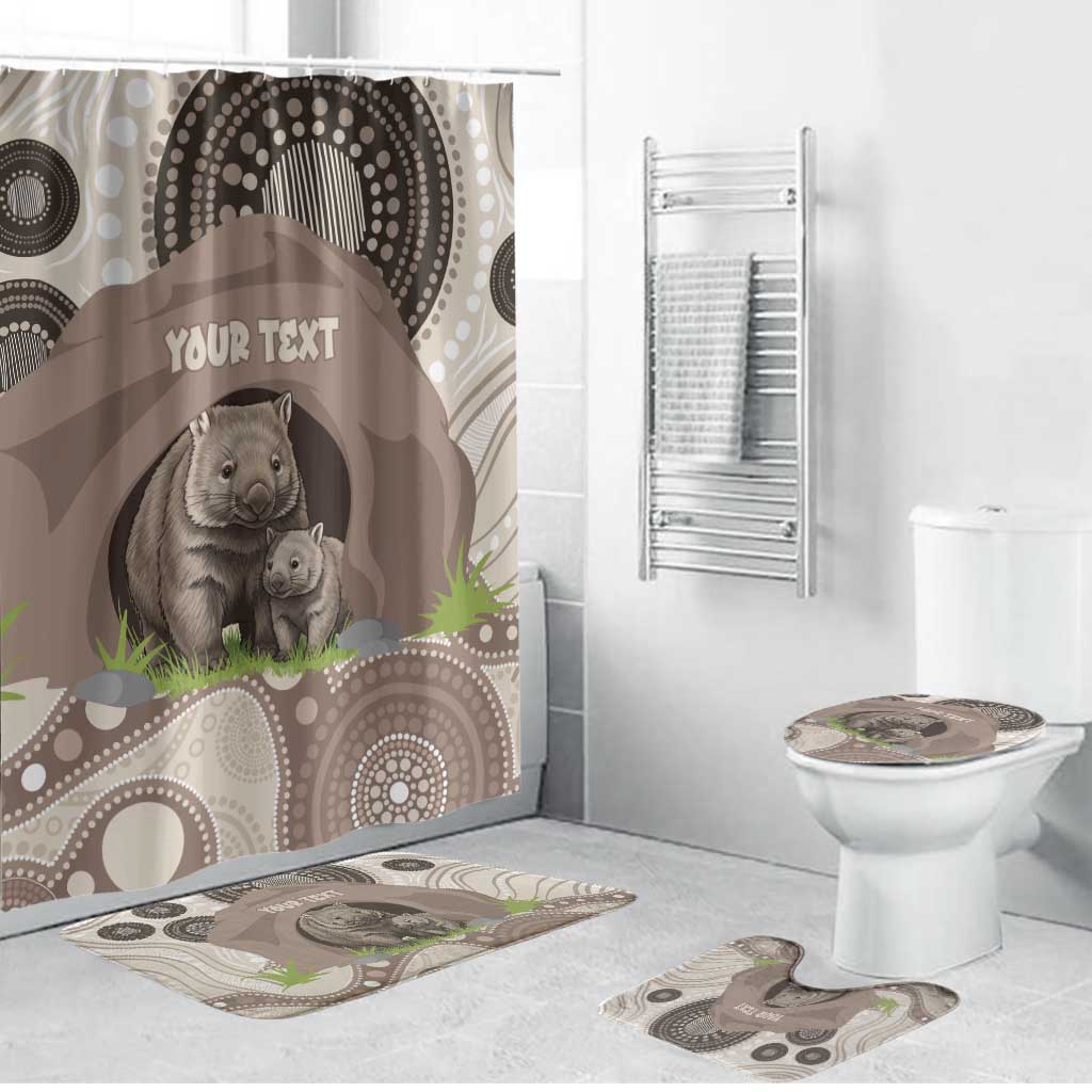 Personalised Australia Wombat Bathroom Set Welcome To Our Home Aboriginal Art - Aussie Hoodie