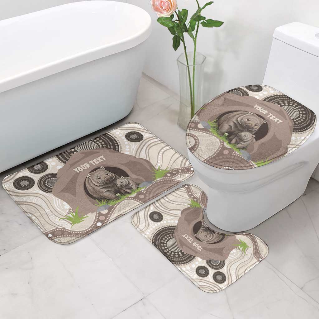 Personalised Australia Wombat Bathroom Set Welcome To Our Home Aboriginal Art - Aussie Hoodie