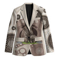 Personalised Australia Wombat Blazer Welcome To Our Home Aboriginal Art - Aussie Hoodie